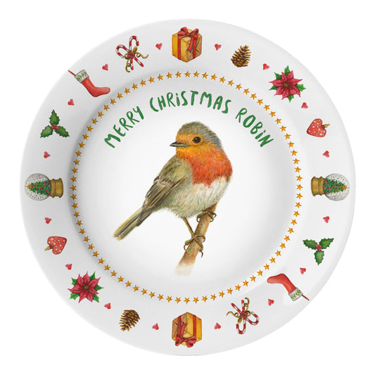 Kids personalized Christmas dinner name plate deer