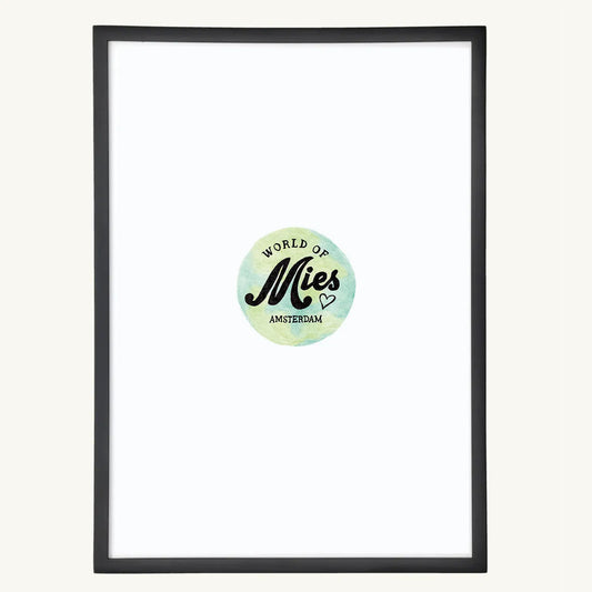 A3 frame black wood