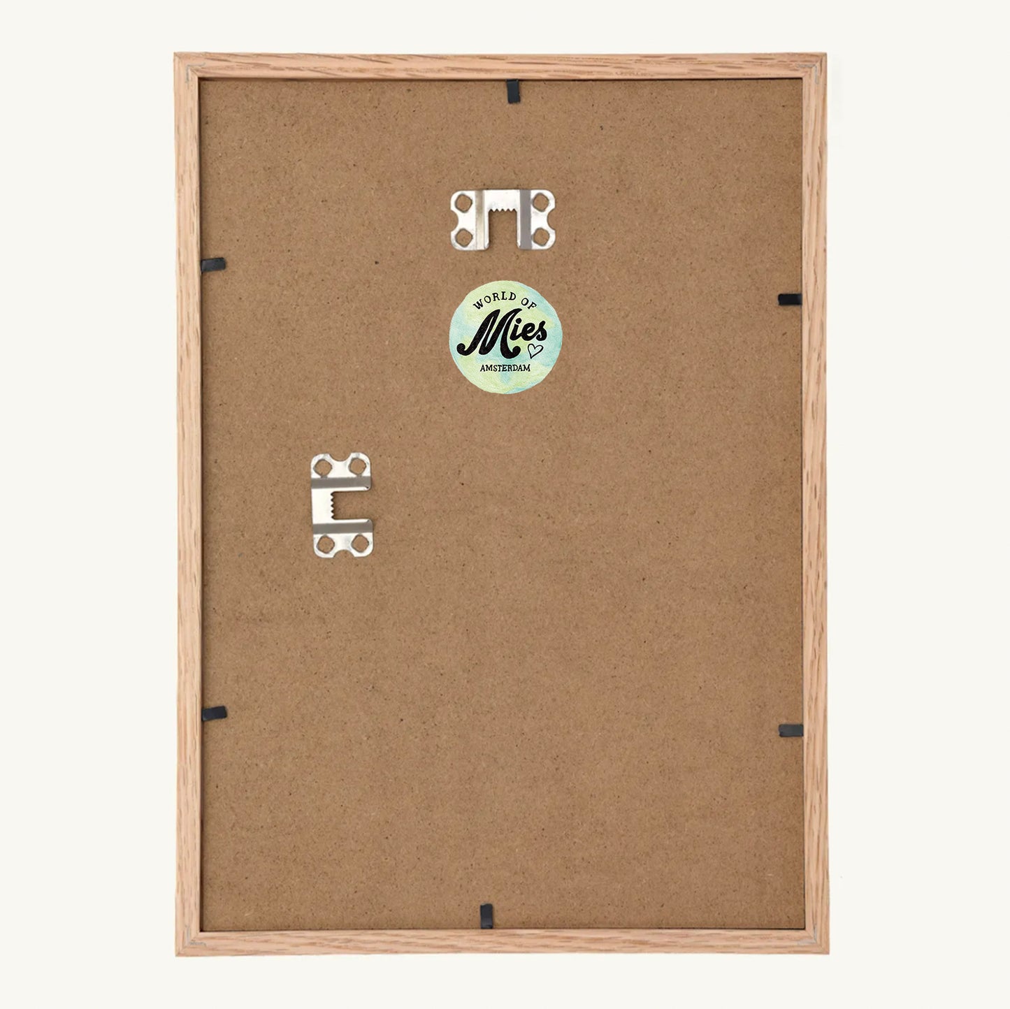 A4 frame white wood