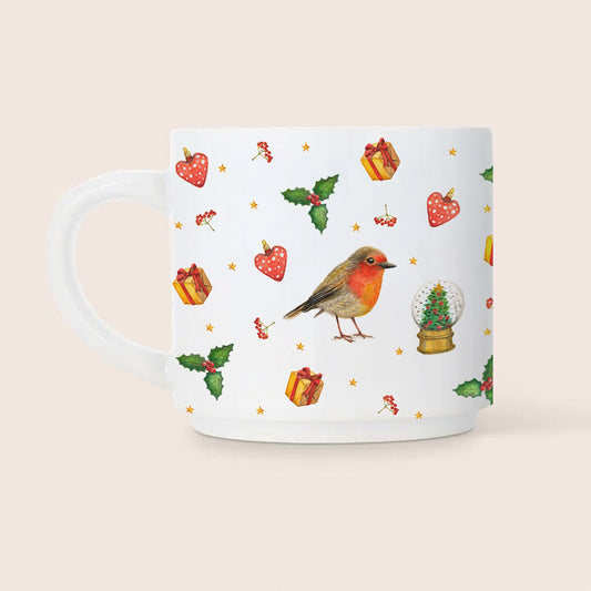 Mini tasse de Noël ours en céramique