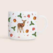 Load image into Gallery viewer, Ceramic Christmas mug rabbit
