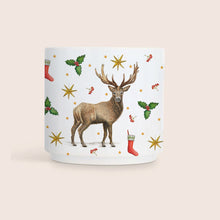 Load image into Gallery viewer, Ceramic Christmas mug rabbit
