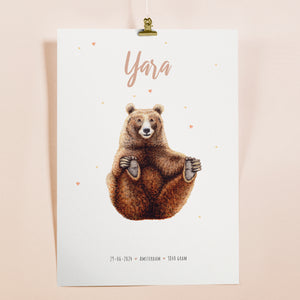 Poster brown bear