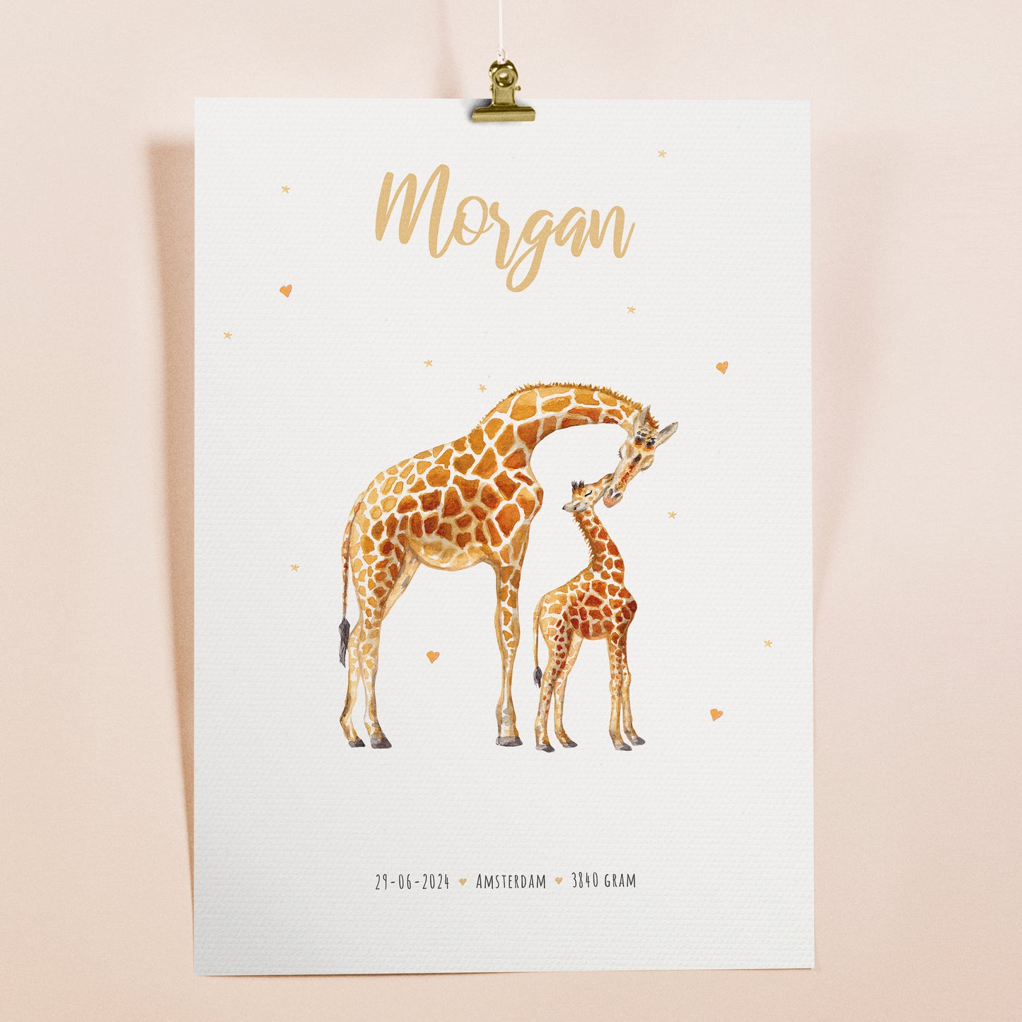 Poster giraffe