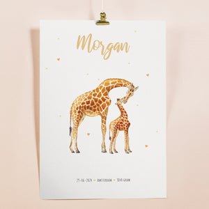Poster giraf - Art print