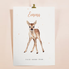 Afbeelding in Gallery-weergave laden, Poster bambi hertje - Art print
