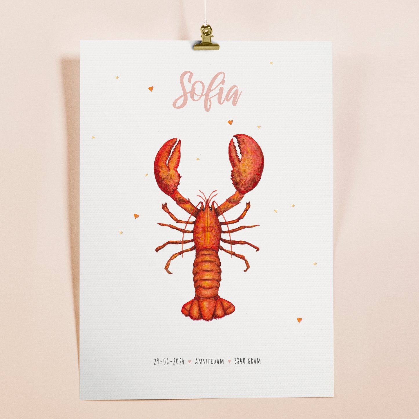 Poster lobster
