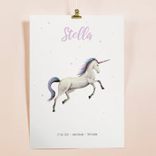 Load image into Gallery viewer, Poster unicorn - Art print
