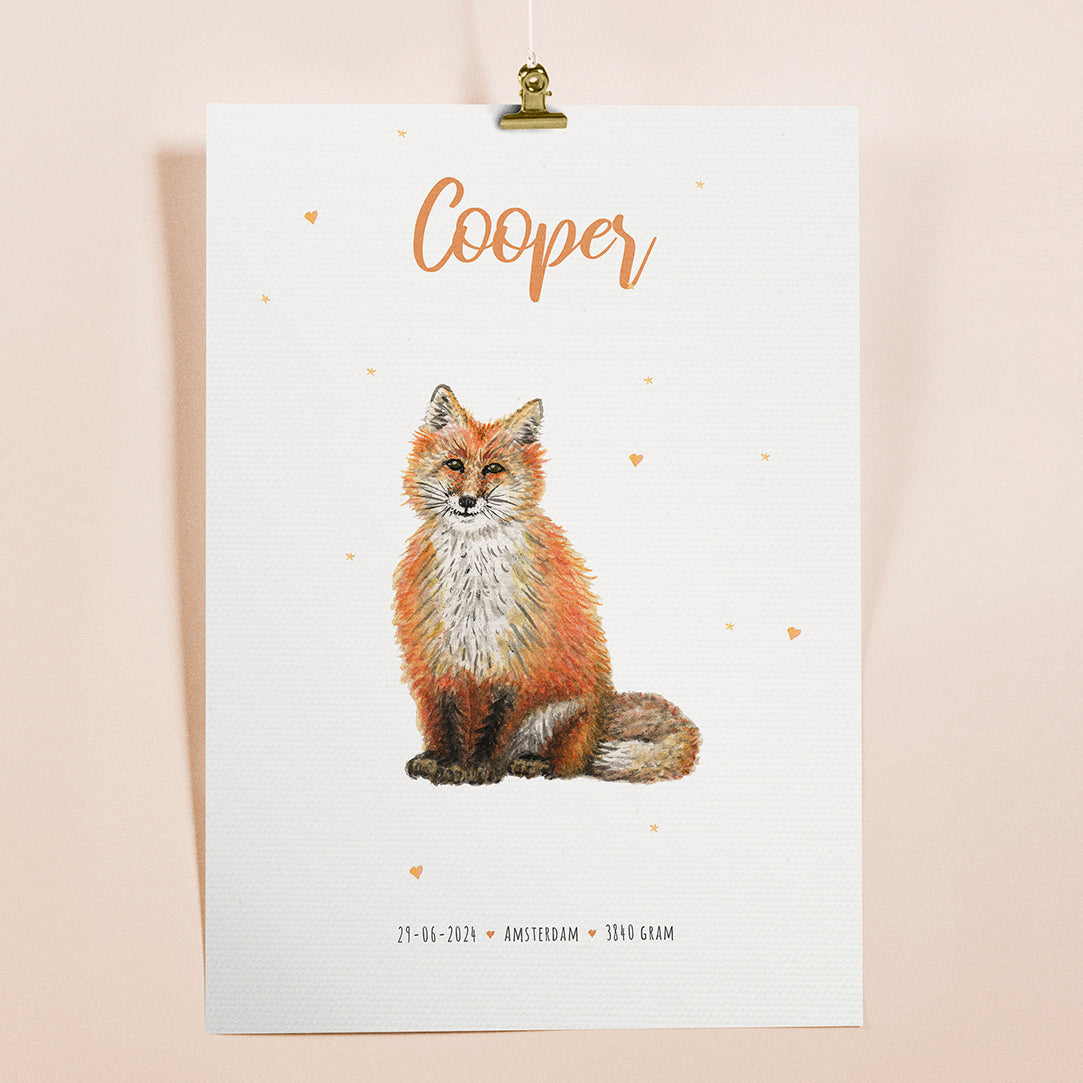 Poster vos - Art print