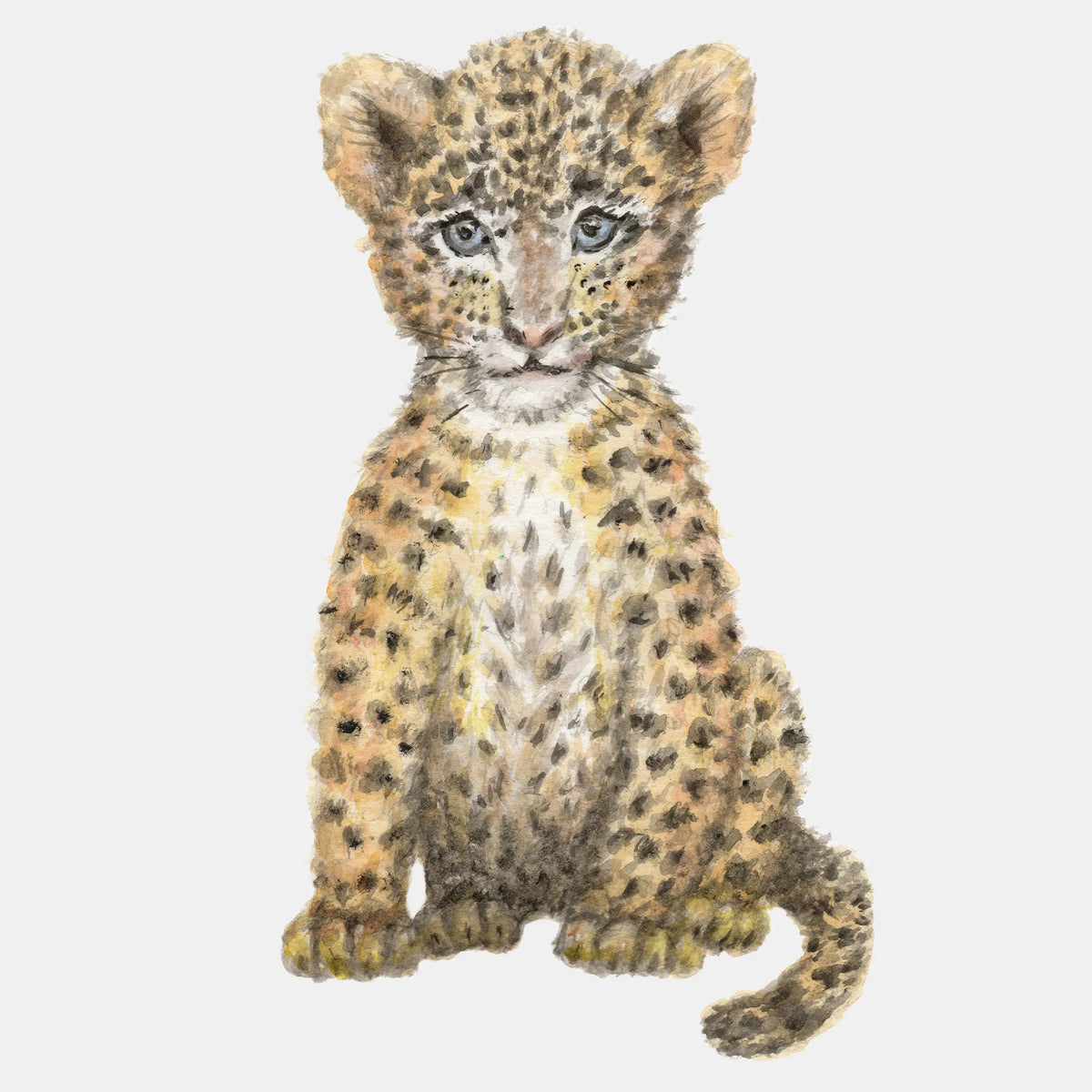 Wandtattoo Baby-Leopard