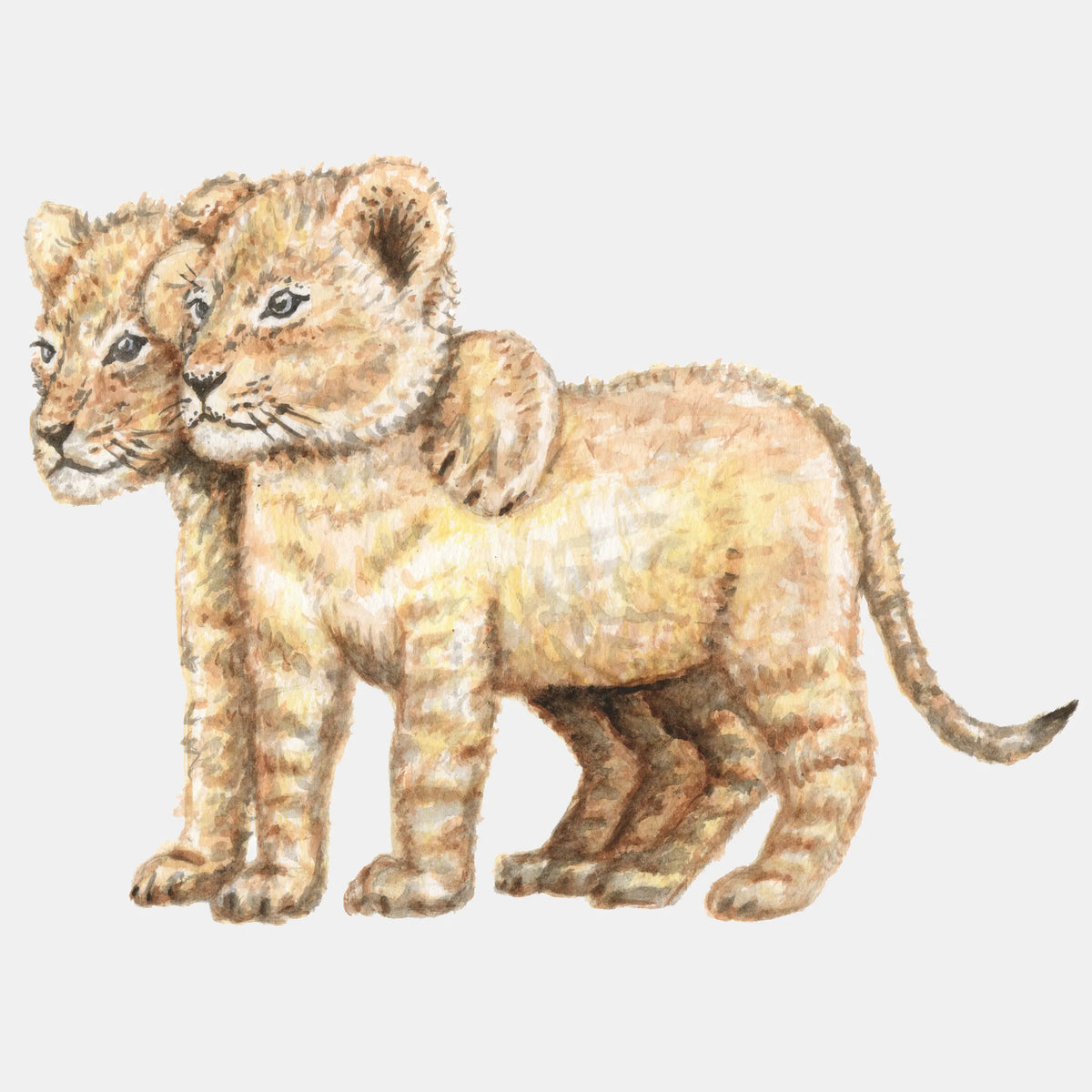 Wandtattoo Baby-Leopard