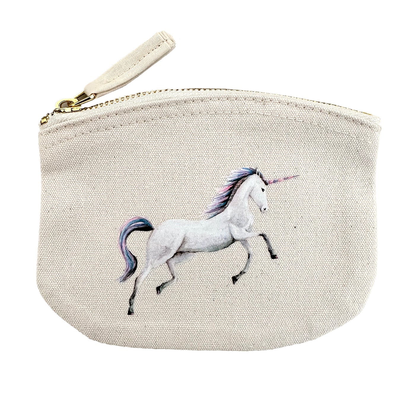 Canvas portemonnee unicorn