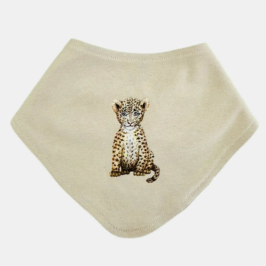 2 medium baby muslin swaddles baby leopard - 60 cm