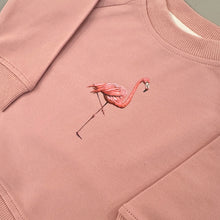 Lade das Bild in den Galerie-Viewer, Baby sweater flamingo pink
