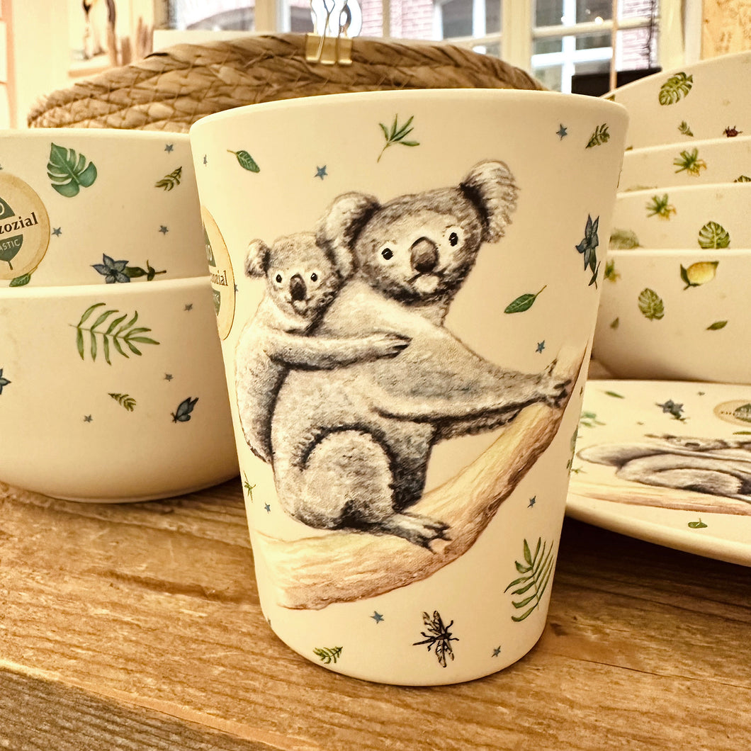 Zuperzozial X Mies to Go bioplastic tableware koala - durable and safe