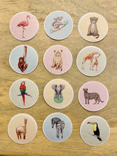 Afbeelding in Gallery-weergave laden, Stickers jungledieren 24 stuks
