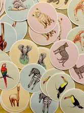 Afbeelding in Gallery-weergave laden, Stickers jungledieren 24 stuks
