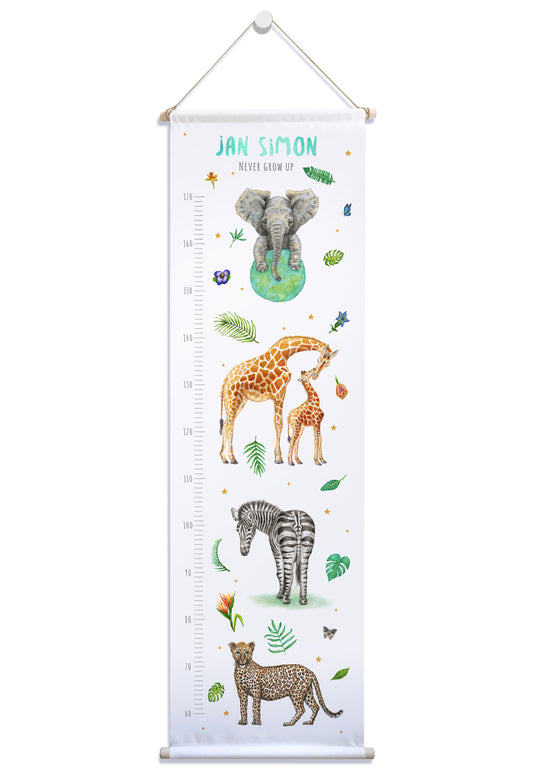 Groeimeter jungle met naam