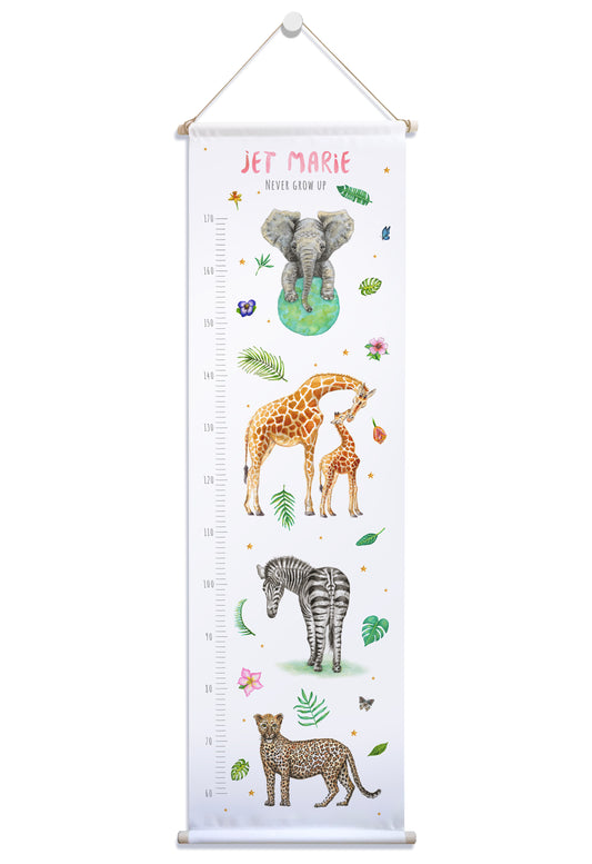 Groeimeter jungle met naam
