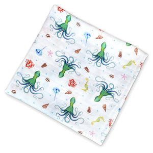 XL hydrofiele doek octopus  - 120cm
