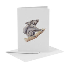 Lade das Bild in den Galerie-Viewer, blanco wenskaart met koala
