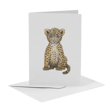 Lade das Bild in den Galerie-Viewer, blanco wenskaart met luipaard
