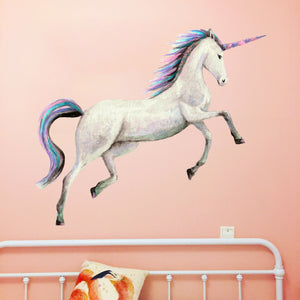 Muursticker unicorn 65x55 cm