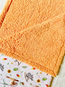Crib blanket tropical 