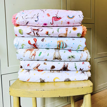 Afbeelding in Gallery-weergave laden, warme wiegdekens met print
