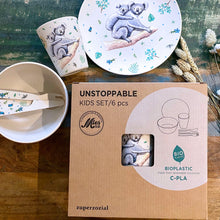 Load image into Gallery viewer, Zuperzozial X Mies to Go bioplastic tableware koala - durable and safe
