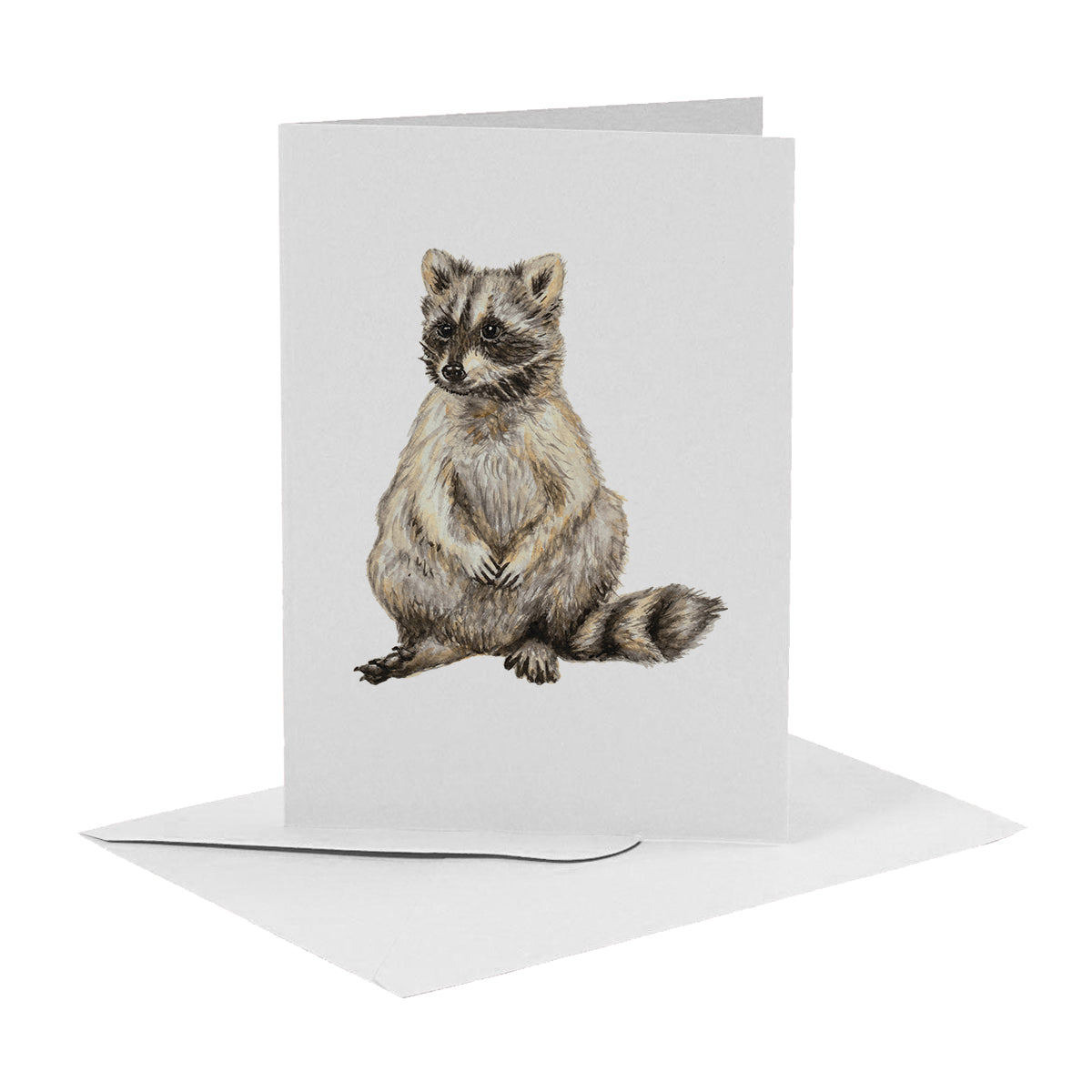 10 greeting cards tropical animals with envelope