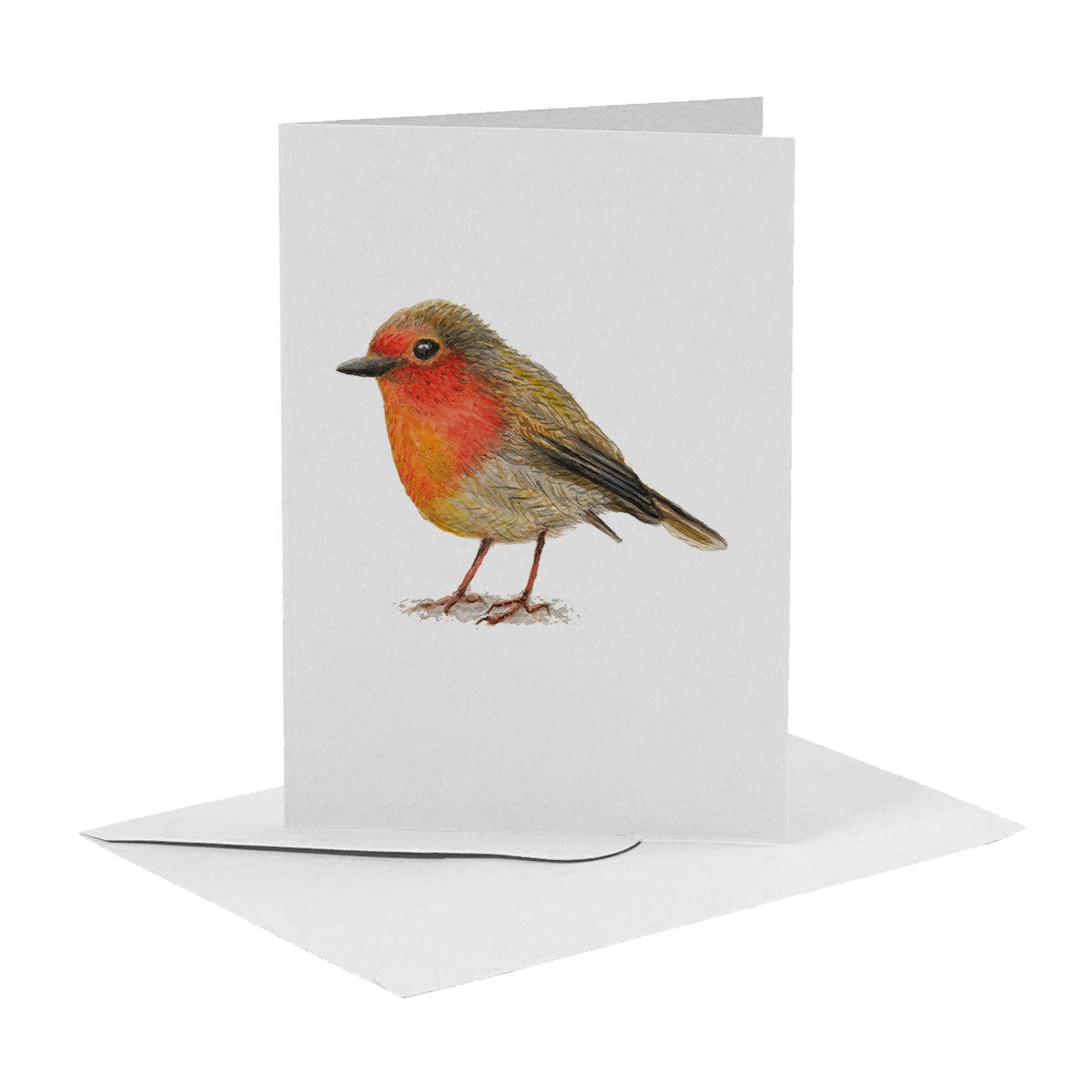 10 greeting cards tropical animals with envelope