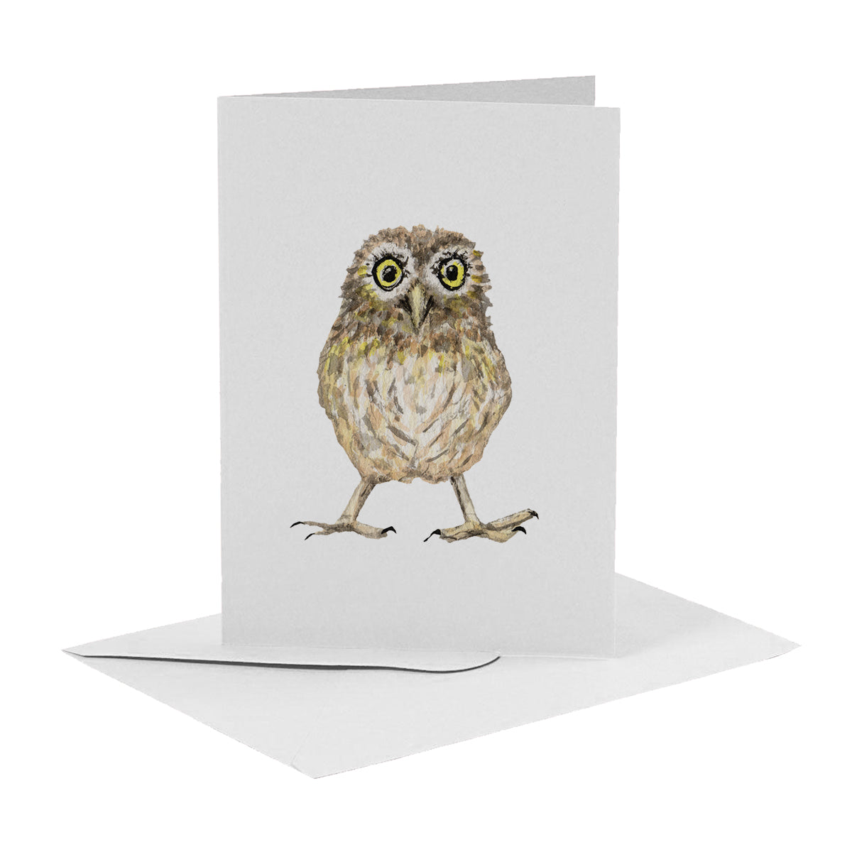 10 greeting cards tropical animals with envelope