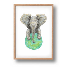 Afbeelding in Gallery-weergave laden, Poster olifant - Art print
