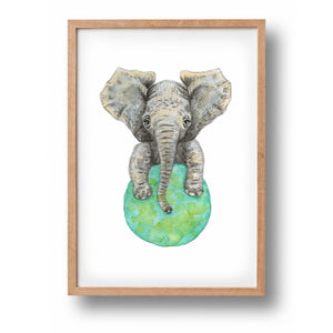 Poster olifant - Art print