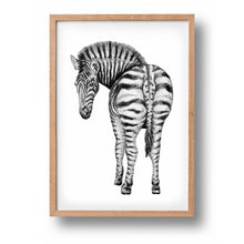 Load image into Gallery viewer, Poster zebra
