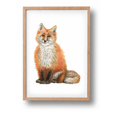 Afbeelding in Gallery-weergave laden, Poster vos - Art print
