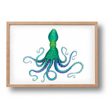Afbeelding in Gallery-weergave laden, Poster octopus - Art print
