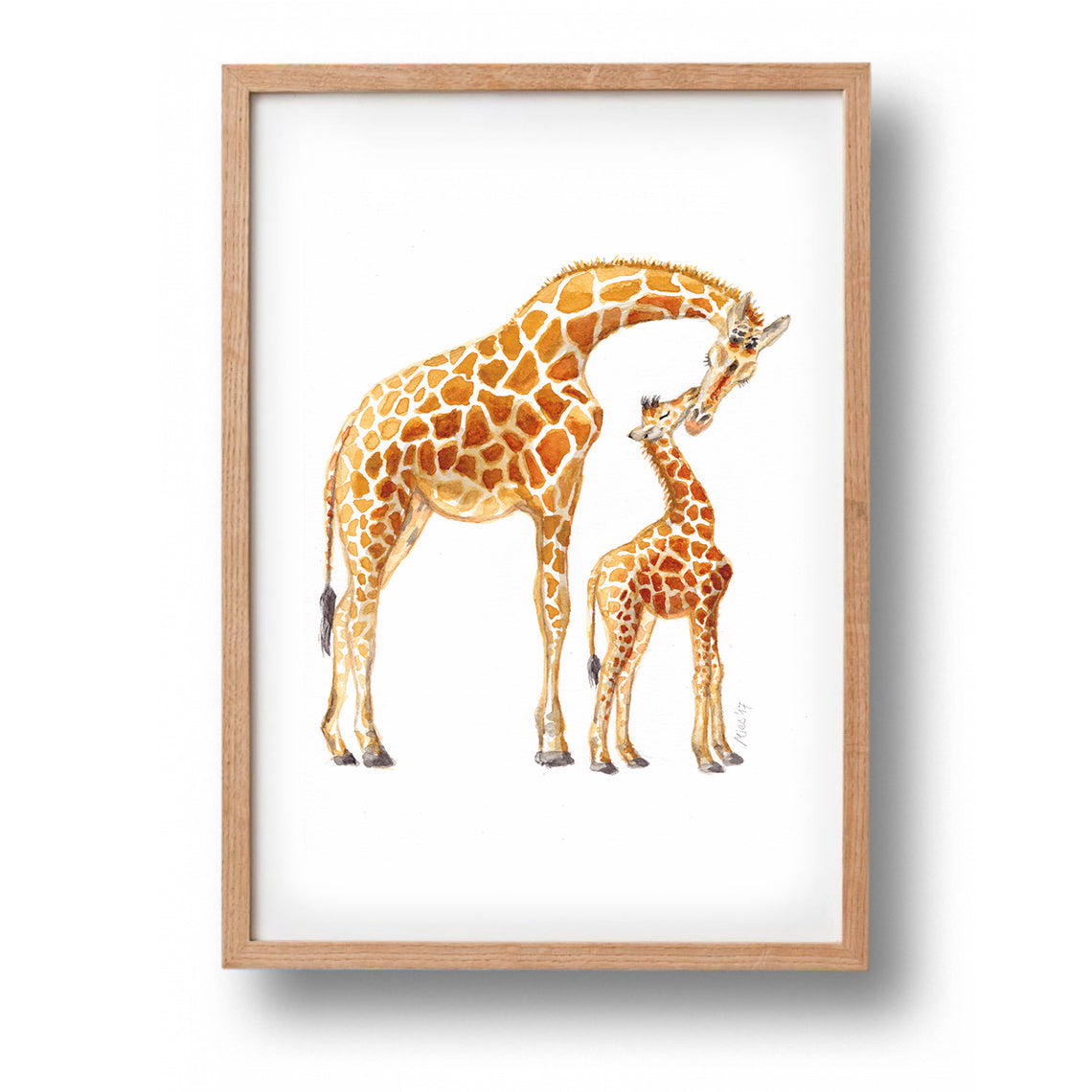 Poster giraffe
