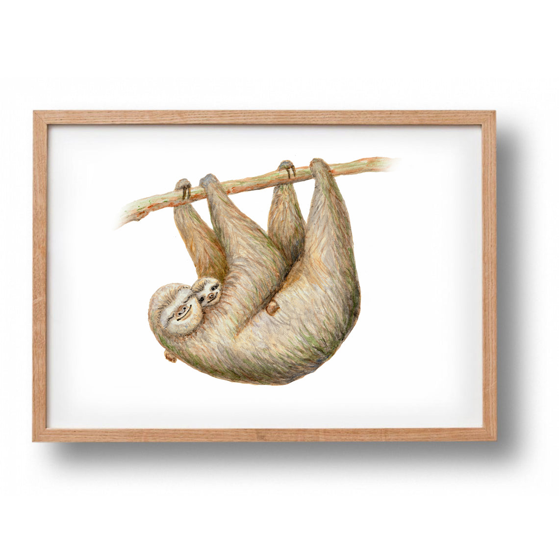 Poster luiaard - Art print