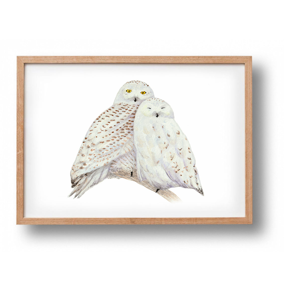 Poster Schneeeule
