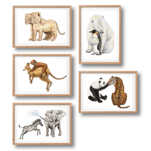 Afbeelding in Gallery-weergave laden, 5 posters dierenvrienden
