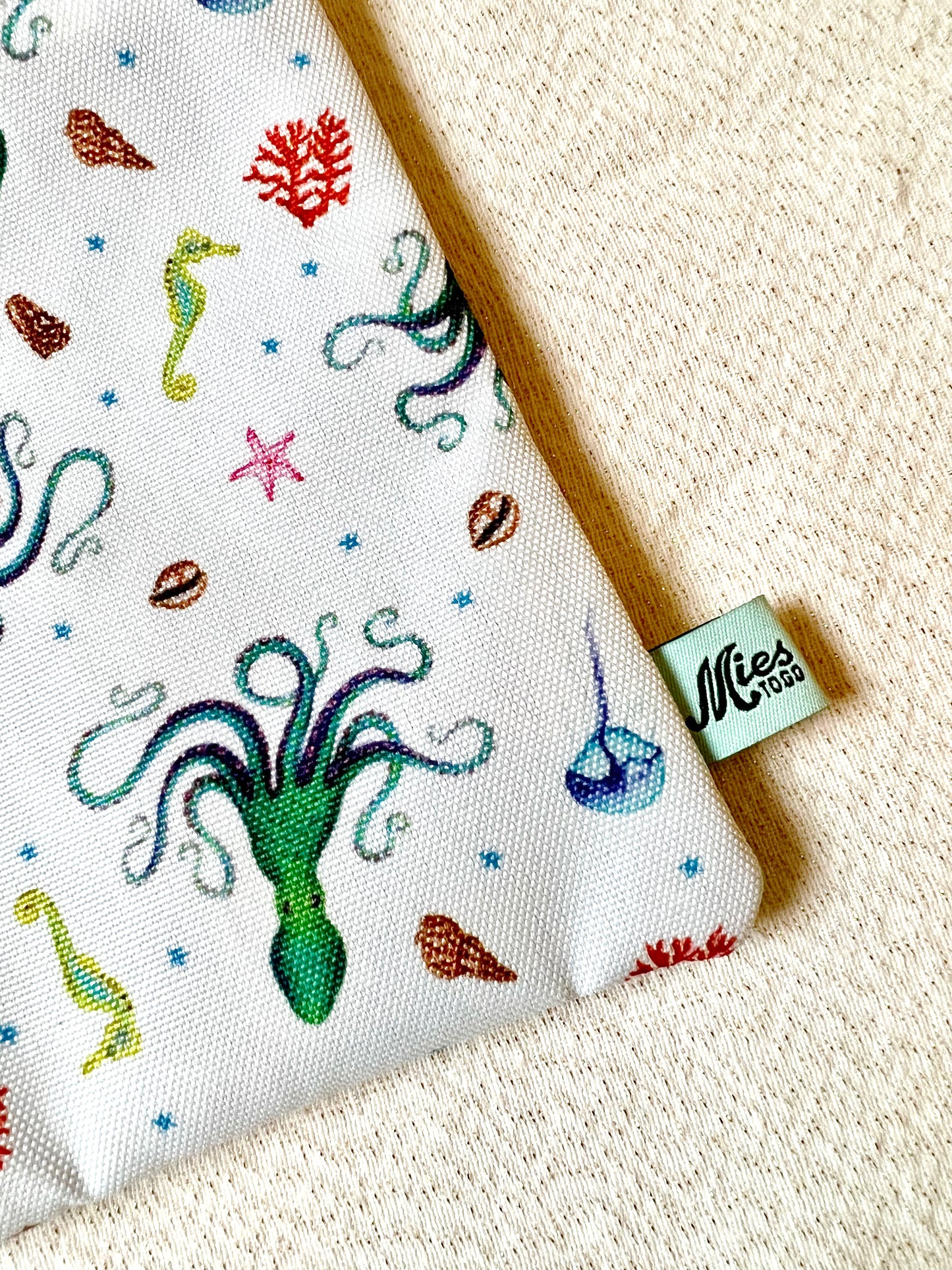 Kinderrucksack + Federmäppchen Oktopus