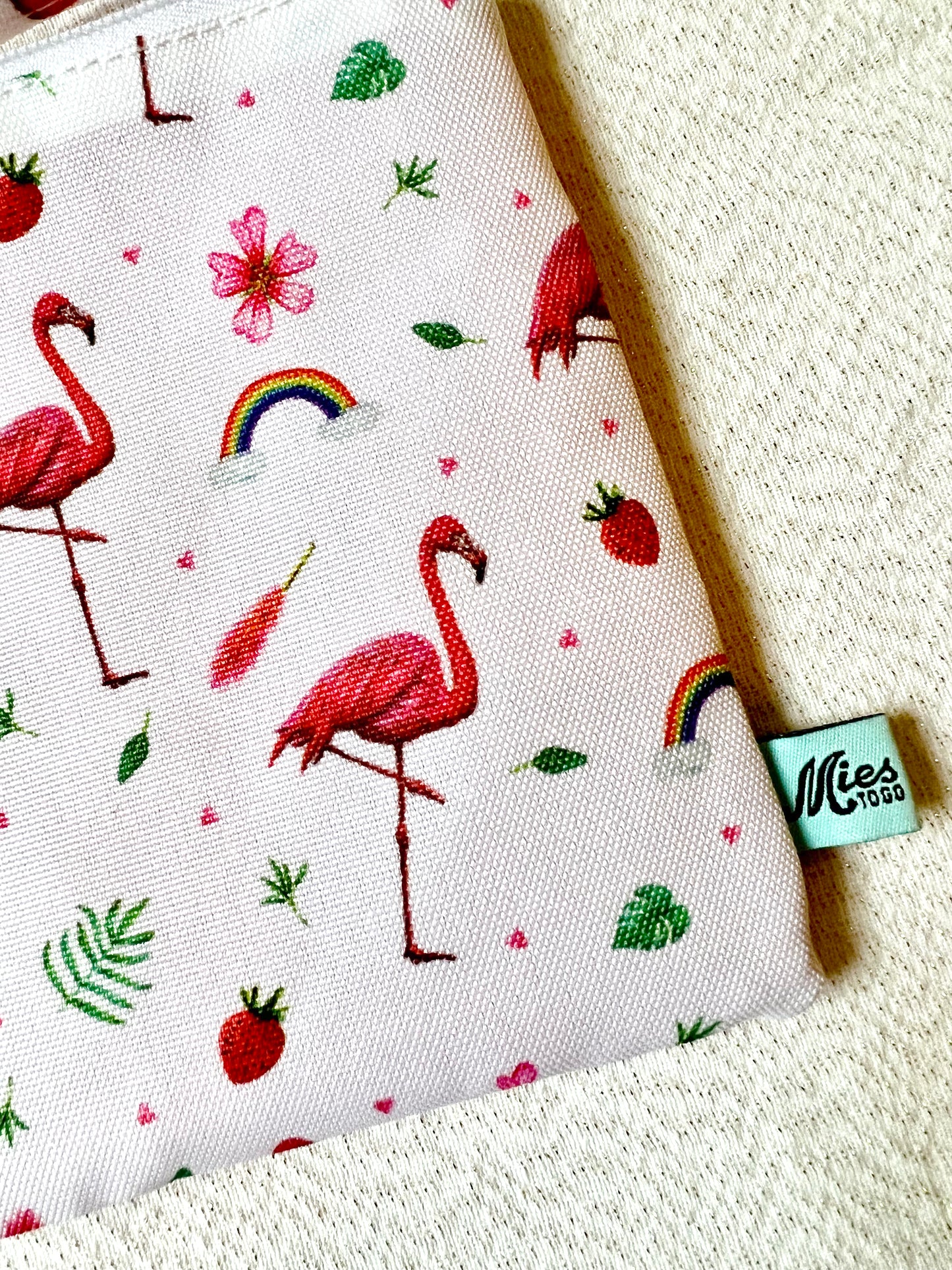 Flamingo-Federtasche