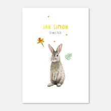 Load image into Gallery viewer, Birth announcement rabbit - sample
