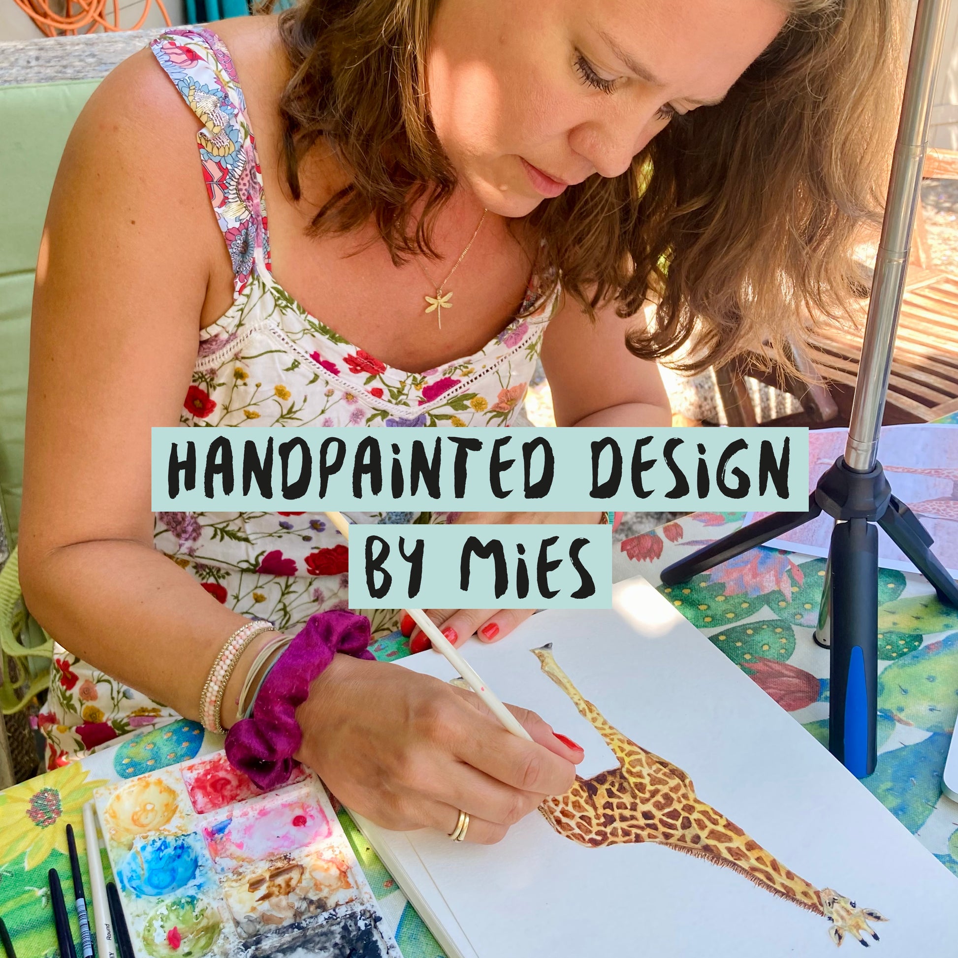 handpainted design by Mies to Go handgeschilderd aquarel dieren watercolour