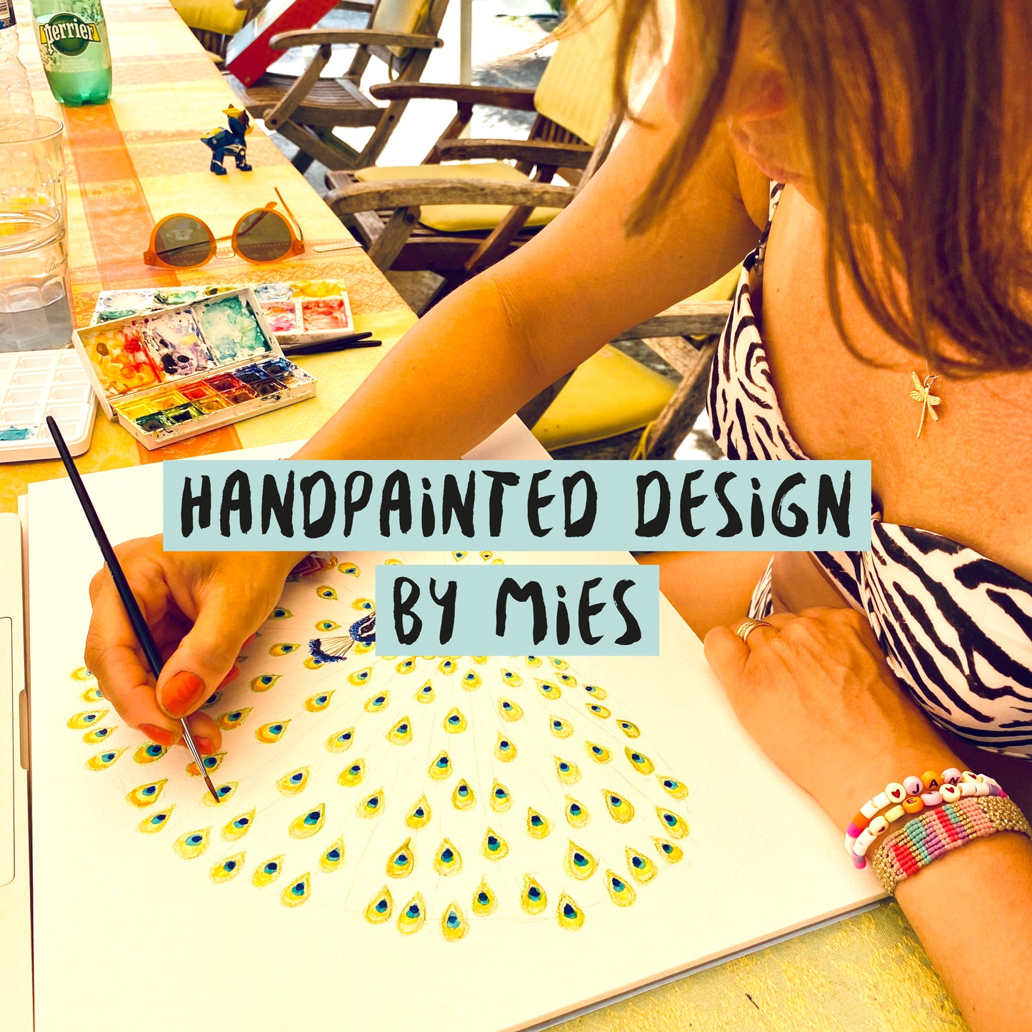 handpainted design by Mies to Go handgeschilderd aquarel dieren watercolour
