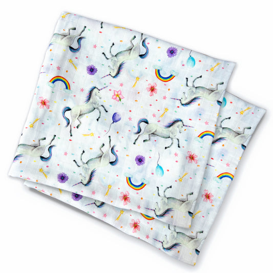2 medium baby muslin swaddle blankets koala - 60 cm