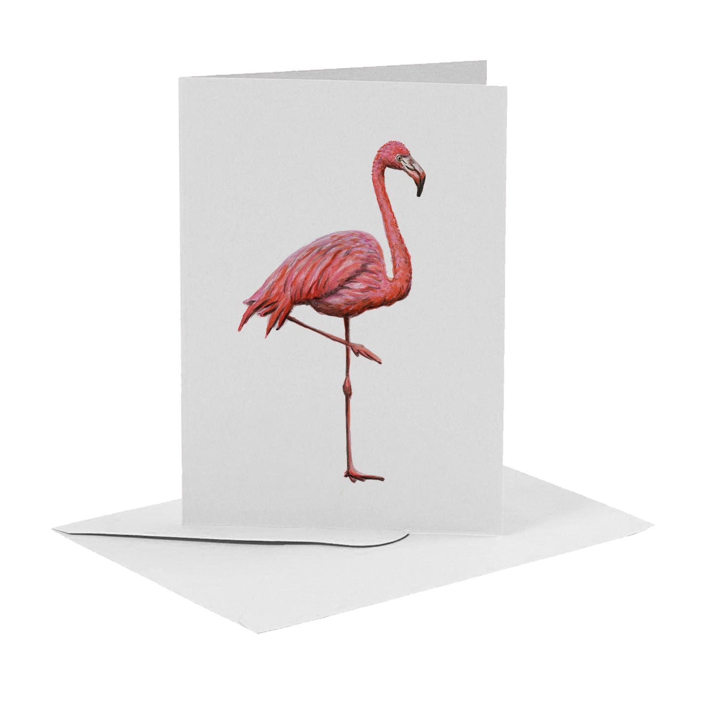 10 greeting cards birds with envelope