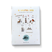 Lade das Bild in den Galerie-Viewer, 20 Weihnachtskarten Englisch mit Umschlag
